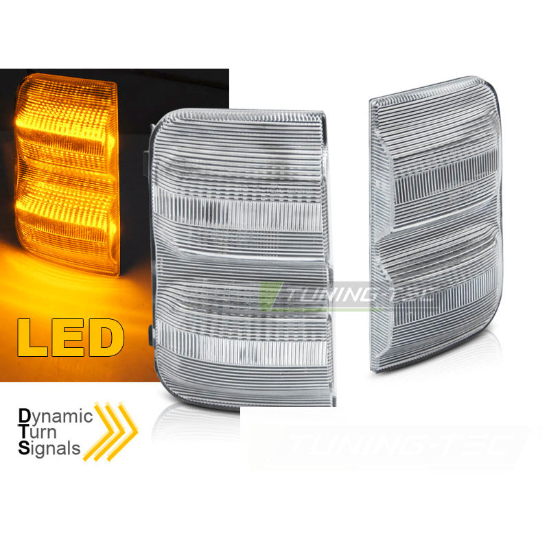 Laterale Indicator Nello Specchio LED Bianco Sequenziale per Peugeot Boxer