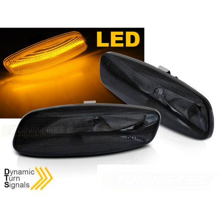 Laterale Direction Nello Specchio Fumè LED Sequenziale per Peugeot 207 308