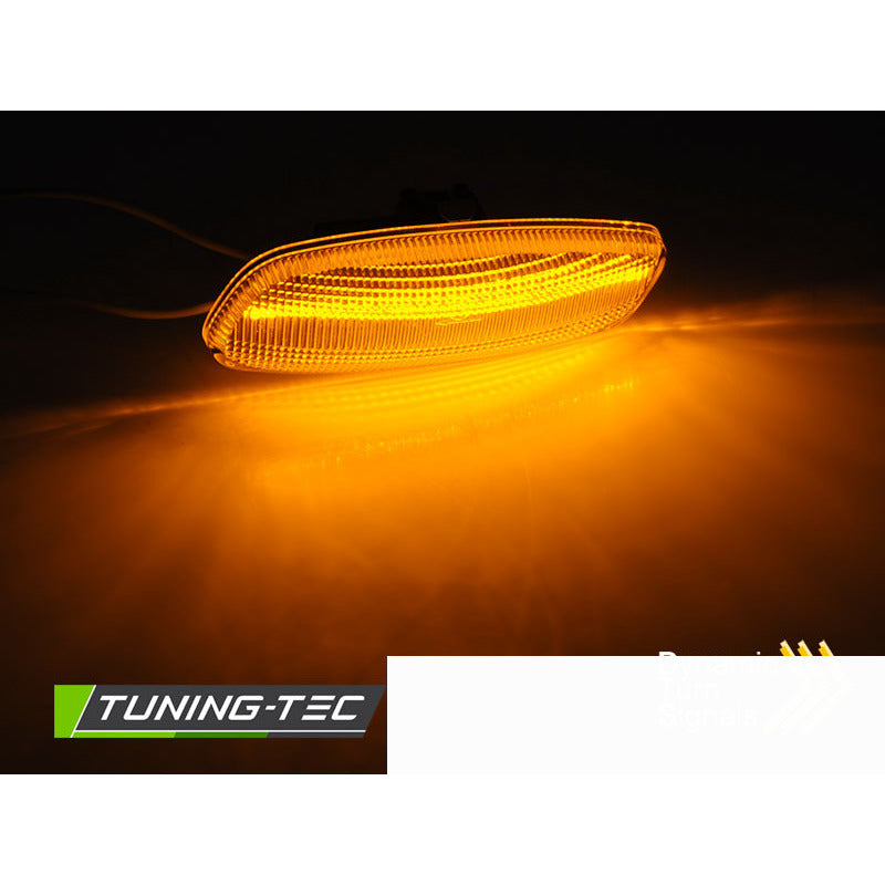 Laterale Direction Nello Specchio Fumè LED Sequenziale per Peugeot 207 308