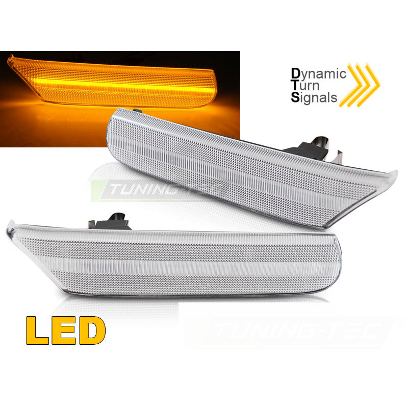 Laterale Direzione Bianco LED Sequenziale per Porsche 911 996