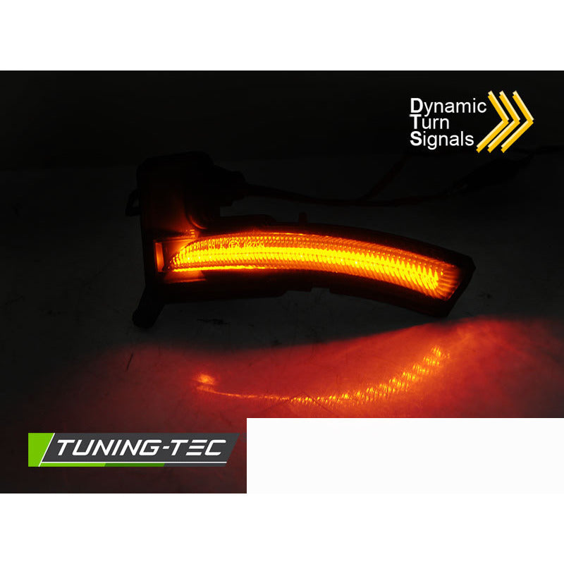 Laterale Direzione Nello Specchio Fumè LED Sequenziale per Renault Clio IV