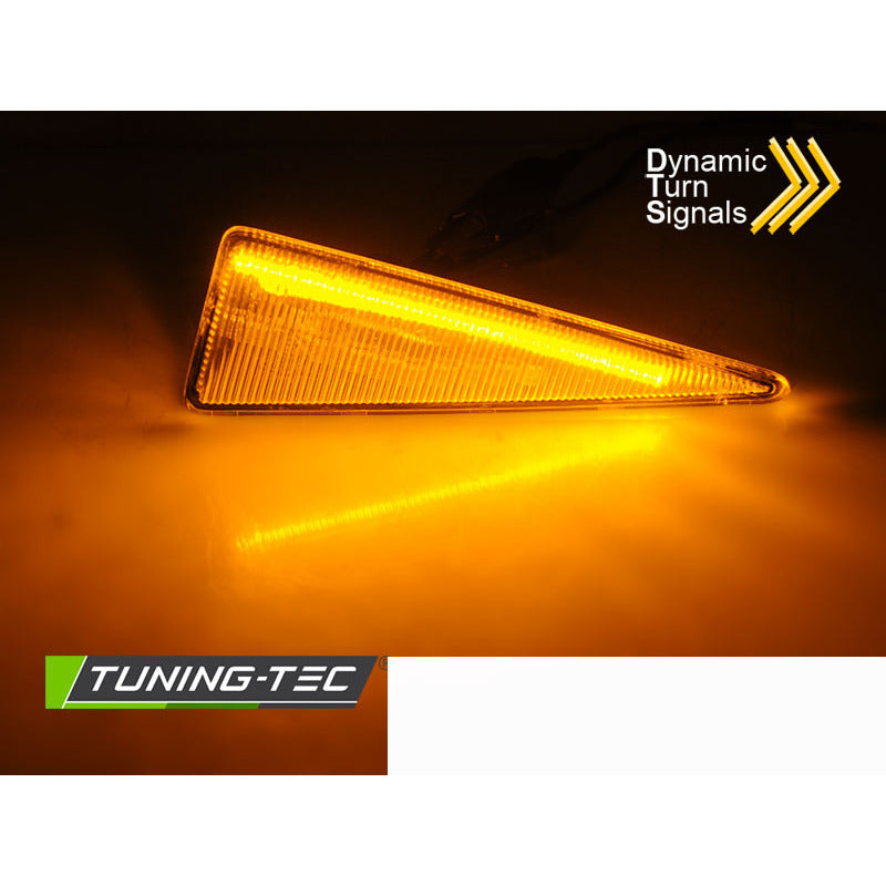 Laterale Direzione Bianco LED Sequenziale per Renault Megane MK2