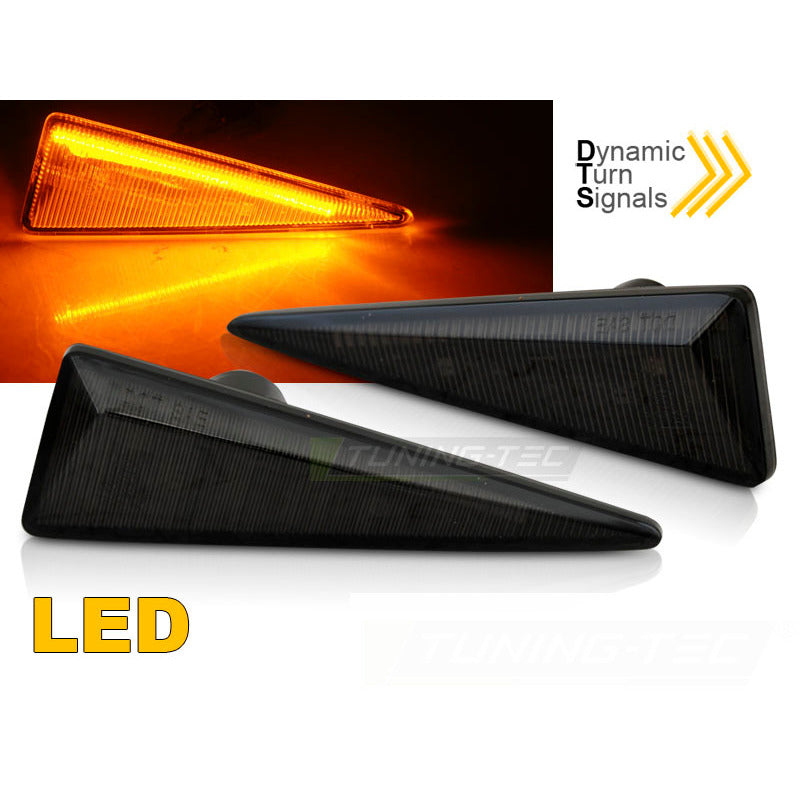 Laterale Direzione Fumè LED Sequenziale per Renault Megane MK2
