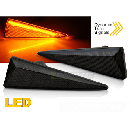 Laterale Direzione Fumè LED Sequenziale per Renault Megane MK2