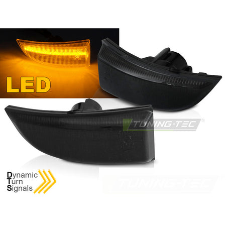 Laterale Direzione Nello Specchio Fumè LED Sequenziale per Renault Scenic III