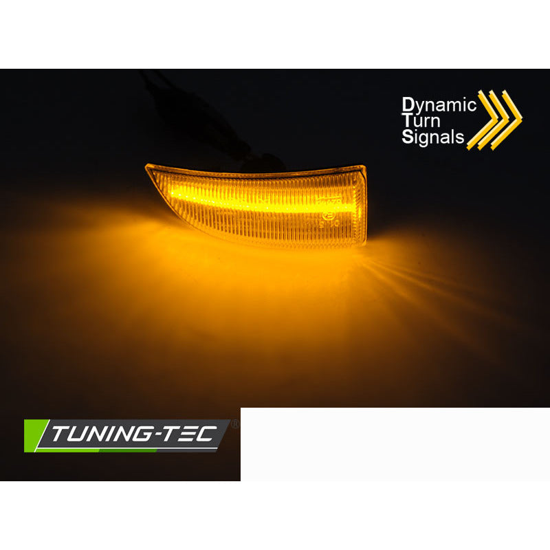 Laterale Direzione Nello Specchio Fumè LED Sequenziale per Renault Scenic III