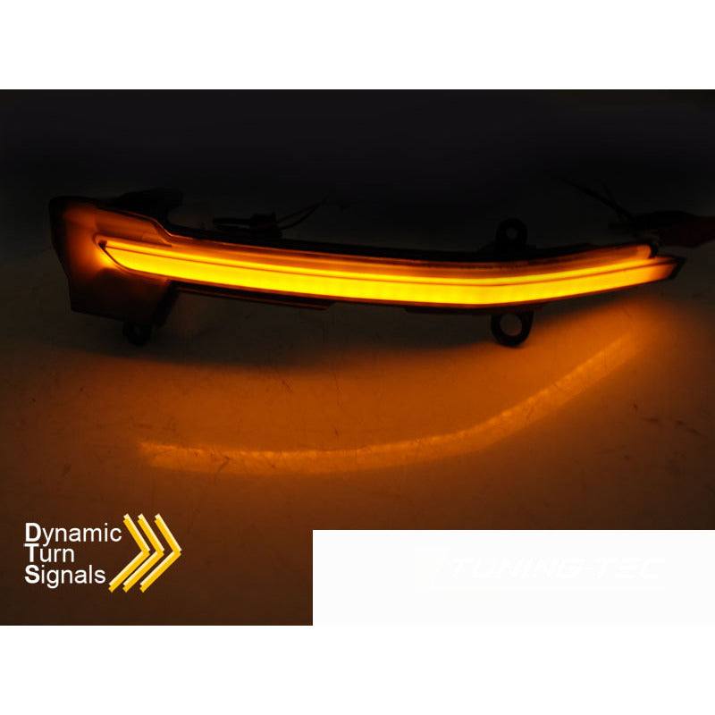 Laterale Direzione Nello Specchio Fumè LED Sequenziale per Seat Ateca 16
