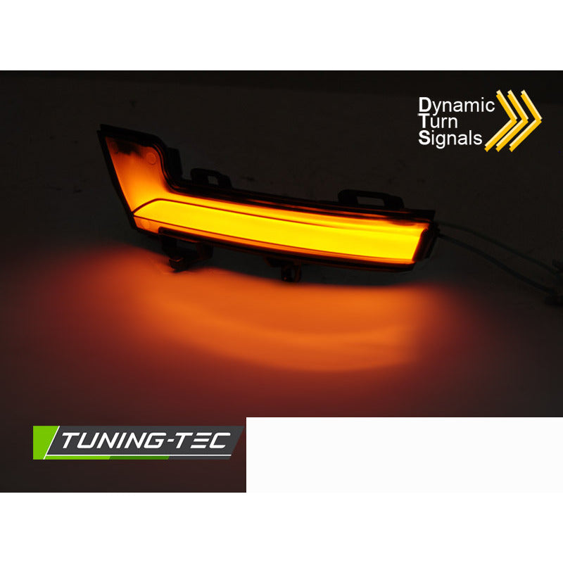 Laterale Direzione Nello Specchio Fumè LED Sequenziale per Škoda OCTAVIA III
