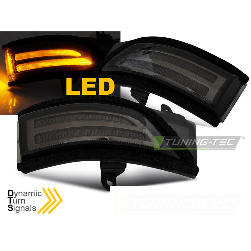 Laterale Direzione Nello Specchio Fumè LED Sequenziale per Subaru Forester