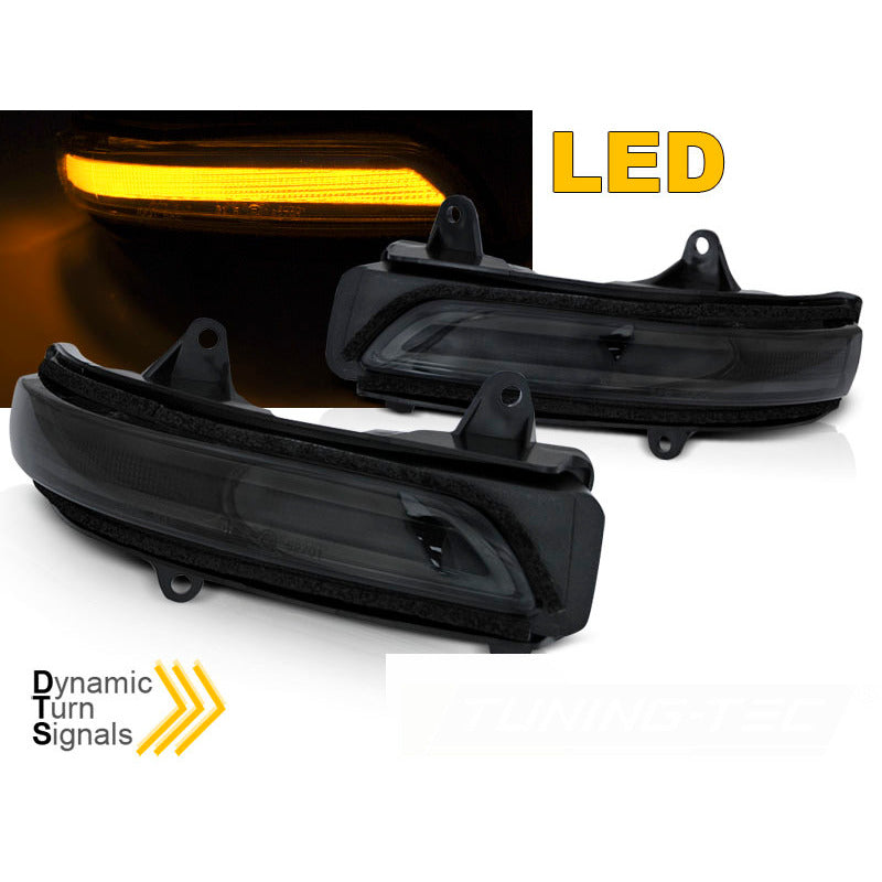 Laterale Direzione Nello Specchio Fumè LED Sequenziale per Toyota Land Cruiser