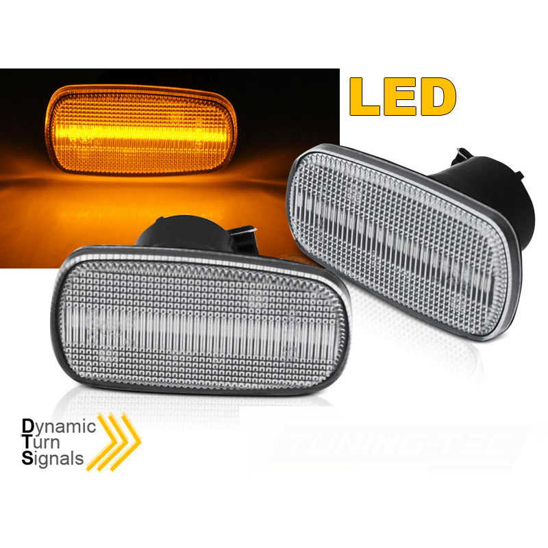 Laterale Direzione Bianco LED Sequenziale per Toyota Land Cruiser 120 (03-09)