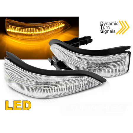 Frecce Specchietto LED Bianche per Toyota Yaris III (2011-2019)
