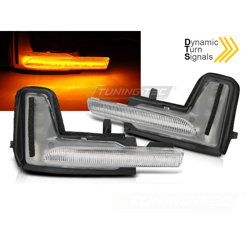 Laterale Direzione Nello Specchio LED Bianco per Volvo XC90 MK II 14-20