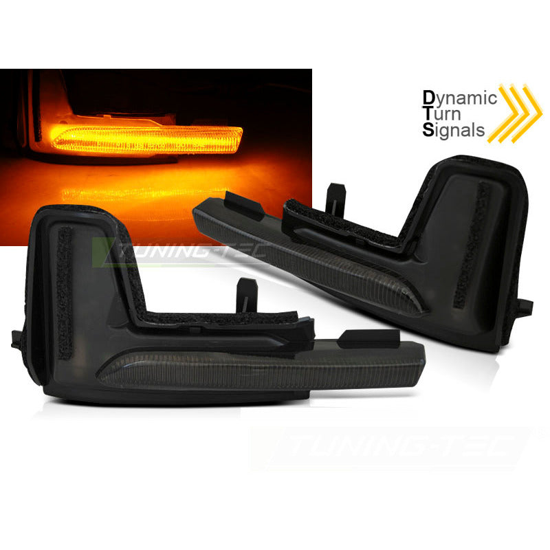 Laterale Direzione Nello Specchio Fumè LED per Volvo XC90 MK II 14-20