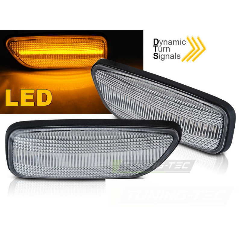 Frecce Laterali LED Bianche per Volvo S60 S80 (anni Non Specificati)