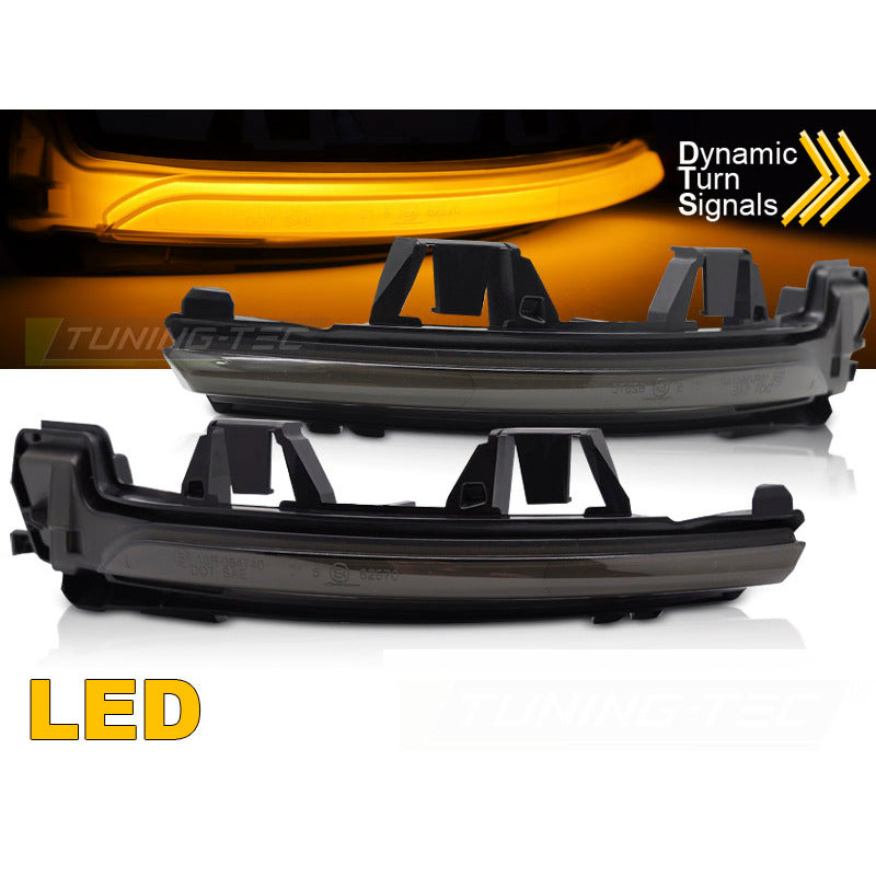 Laterale Indicator Nello Specchio Fumè LED per Volvo S90 V90 (anni 2016-2023)