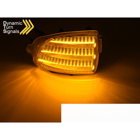 Laterale Direzione Nello Specchio Fumè LED per Volvo XC70 XC90 06-14