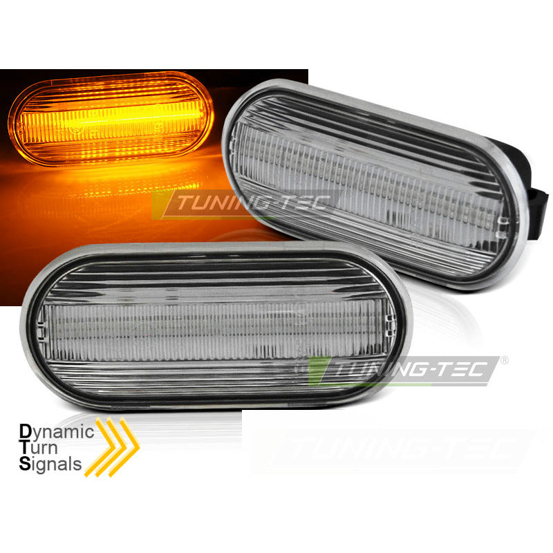 Laterale Direction Bianco LED Sequenziali per Volkswagen Golf 4 (95-).