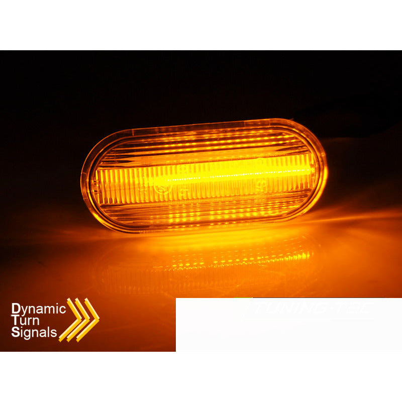 Laterale Direction Bianco LED Sequenziali per Volkswagen Golf 4 (95-).
