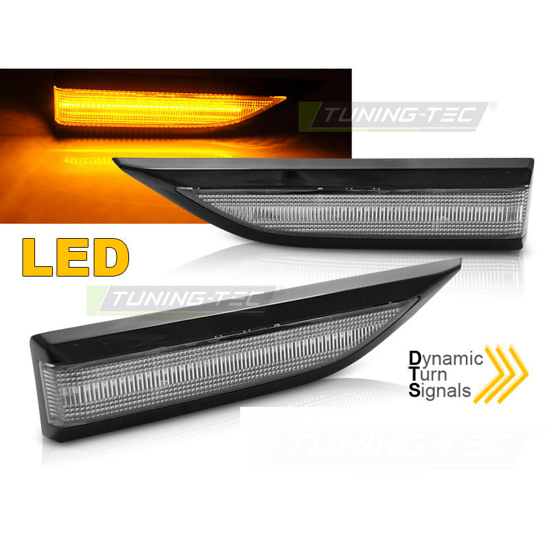 Laterale Direzione Nero Bianco LED Sequenziale per Volkswagen T6 (2015-2019)