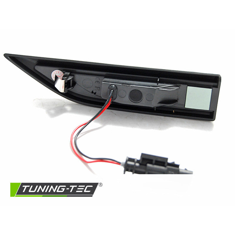 Laterale Direzione Fumè Nero LED Sequenziale per Volkswagen T6 15-19
