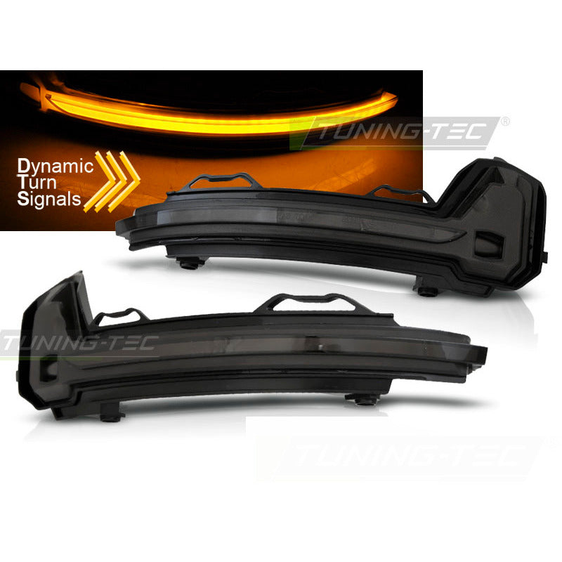 Laterale Direzione Nello Specchio Fumè LED Sequenziale per Tiguan II 15-20