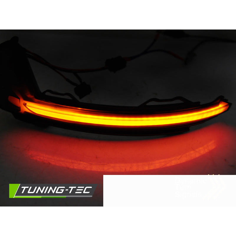 Laterale Direzione Nello Specchio Fumè LED Sequenziale per Tiguan II 15-20