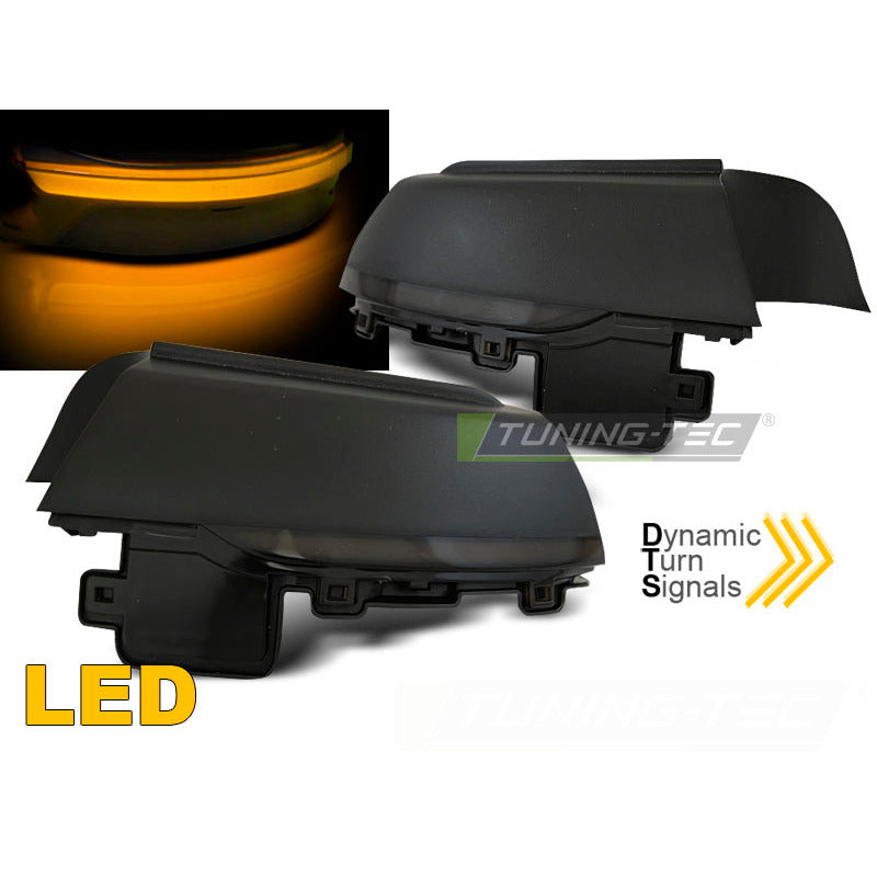 Laterale Direzione Nello Specchio Fumè LED Sequenziale per Volkswagen Polo 6R