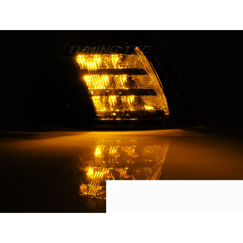 Frontale LED Nero per BMW E46 (05.98-08.01)