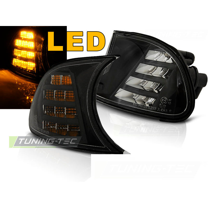 Frontale LED Nero per BMW E46 (04.99-08.01) C/C, Accessorio Tuning Auto