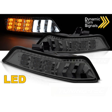 Frecce Anteriori Fumè LED Sequenziali per Ford Mustang 15-17