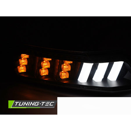 Frecce Anteriori LED Dinamiche Nere per Ford Mustang (2015-2017)