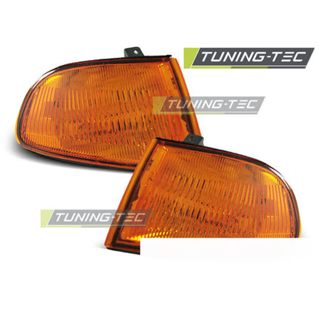 Honda Civic 09.91-08.95 2D/3D Amber - Fari Anteriori a LED, Omologati TUV