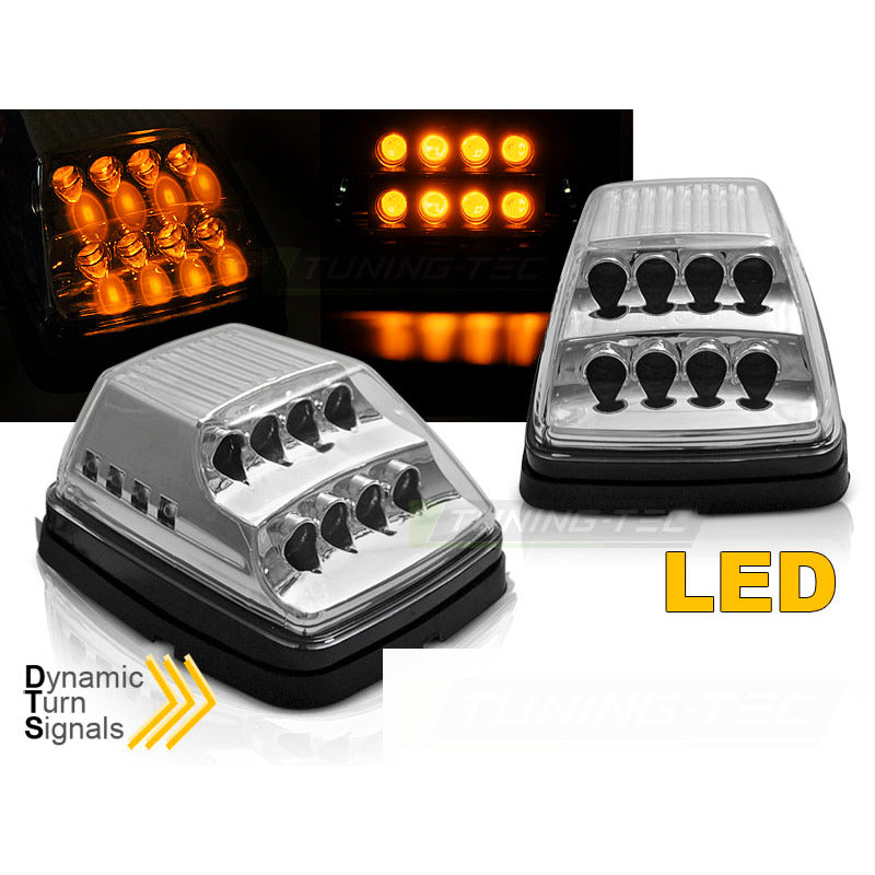 Anteriore LED Freccia Cromo Sequenziale per Mercedes G-Klasa W463 90-12