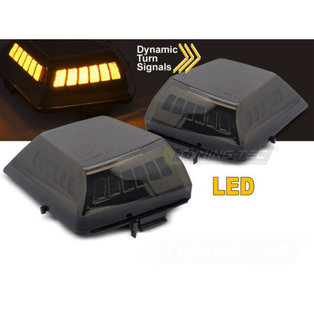 Anteriore LED Fendinebbia Fumè Sequenziale per Mercedes G-Klasa W464 18