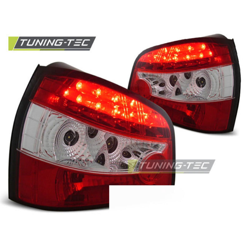 LED Fanali Posteriori Rosso Bianco per Audi A3 (09.96-08.00) Fanali Posteriori