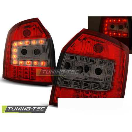 LED Fanali Posteriori Rosso Fumé per Audi A4 Avant (00-04) Fanali Posteriori