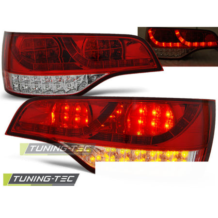 LED Fanali Posteriori Rosso Bianco per Audi Q7 (2006-2009) - Fanali Posteriori