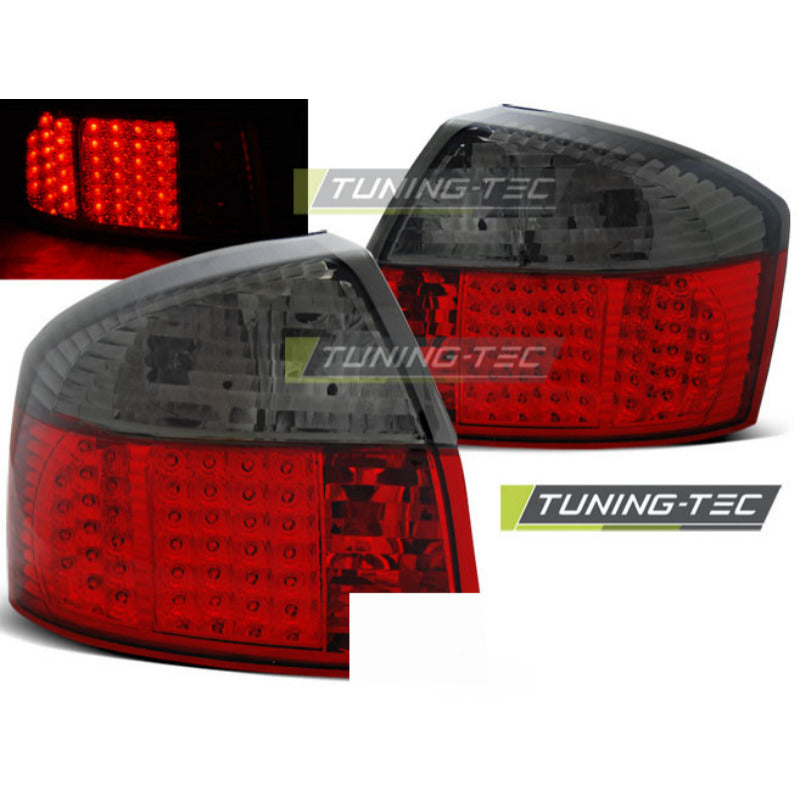 Fanali Posteriori Rosso Fumè LED per Audi A4 2000-2004