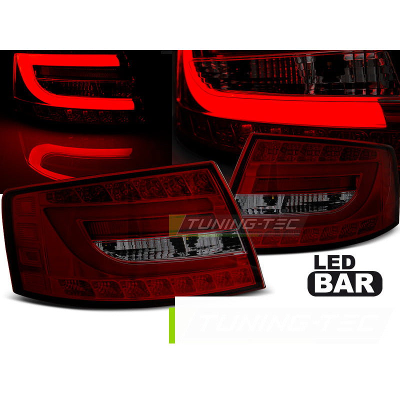 Fanali Posteriori LED Fumè per Audi A6 C6 (04.04-08) 6PIN