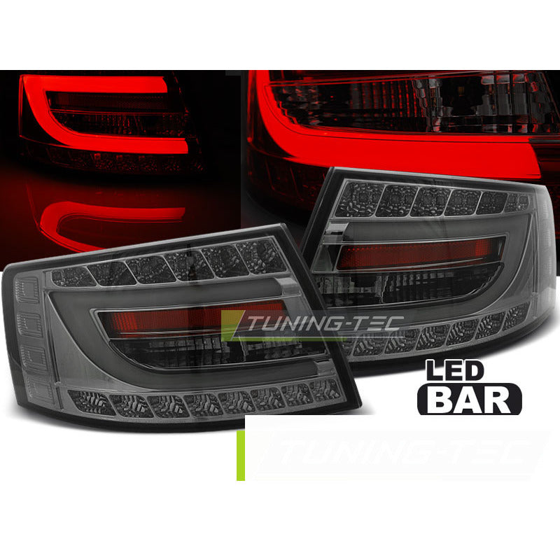 LED Fanali Posteriori Fumé per Audi A6 C6 Berlina 04.04-08 6PIN, Fanali