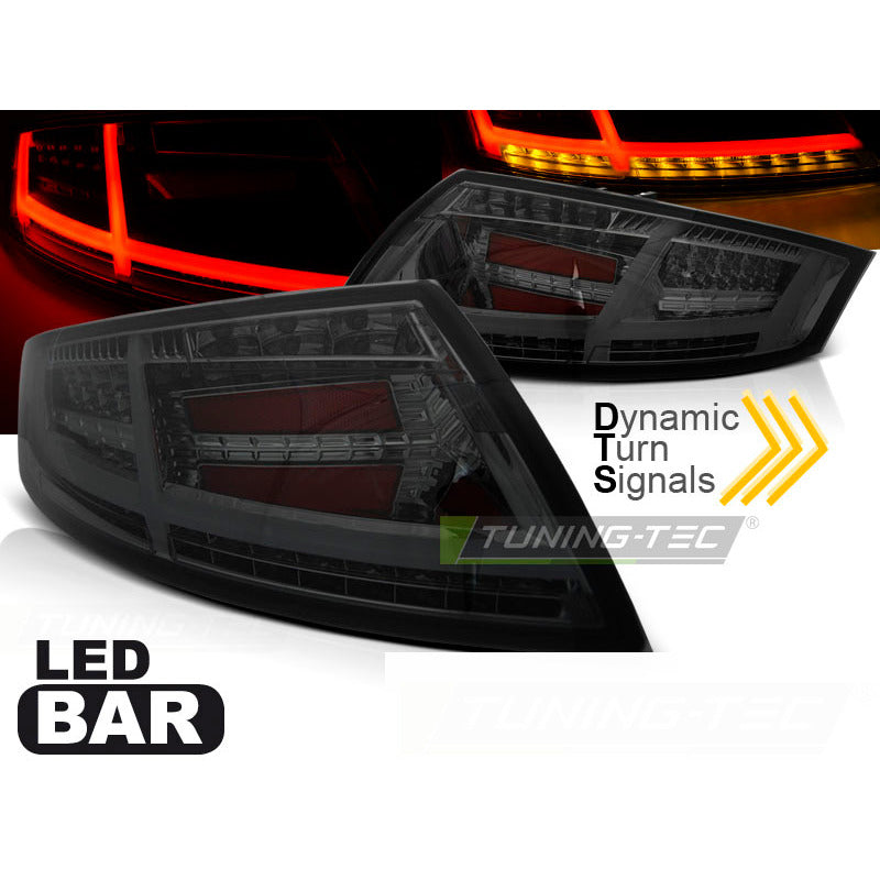 Fanali Posteriori LED Bar Fumè per Audi TT (04.06-02.14)
