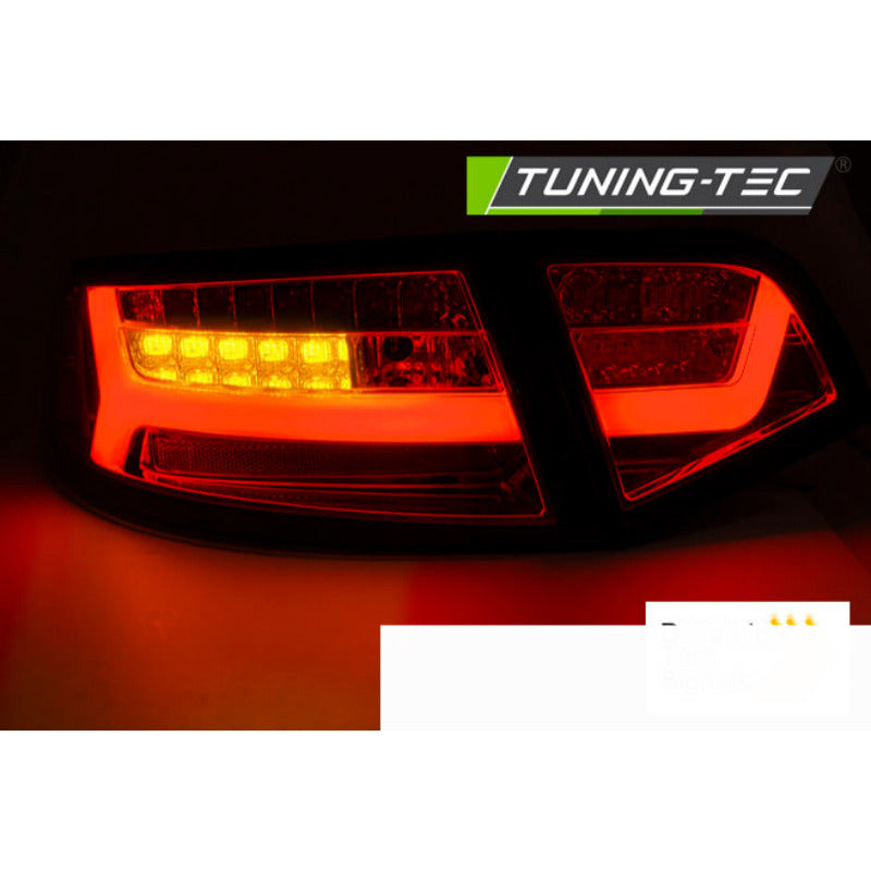 LED Bar Fanali Posteriori Rosso Fumé Sequenziali per Audi A6 Berlina (08-11)