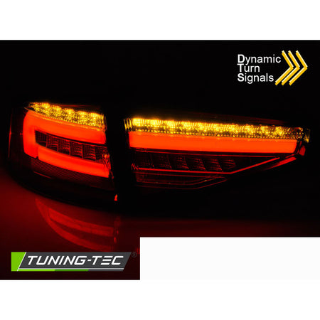 LED Bar Fanali Posteriori Rosso Fumé Sequenziali per Audi A4 B8 (2012-2015)