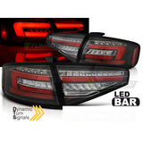 LED Bar Fanali Posteriori Nero Sequenziali per Audi A4 B8 (2012-2015) Berlina