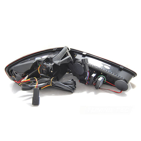 Fanali Posteriori LED Bar Rossi Sequenziali per Audi A4 B8 (2012-2015) Berlina