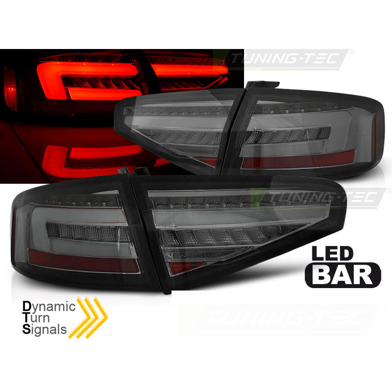LED Bar Fanali Posteriori Fumé Sequenziali per Audi A4 B8 (2012-2015) Berlina