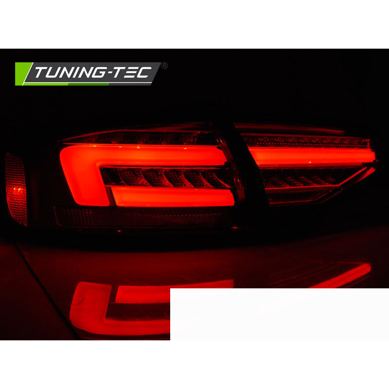 LED Bar Fanali Posteriori Nero Sequenziali per Audi A4 B8 (2012-2015) Berlina