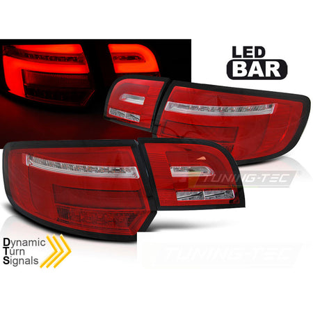 LED Bar Fanali Posteriori Rosso Bianco Sequenziali per Audi A3 8P (2003-2008)