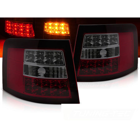 LED Fanali Posteriori Rosso Fumé per Audi A6 Avant (05.97-05.04) - Fanali